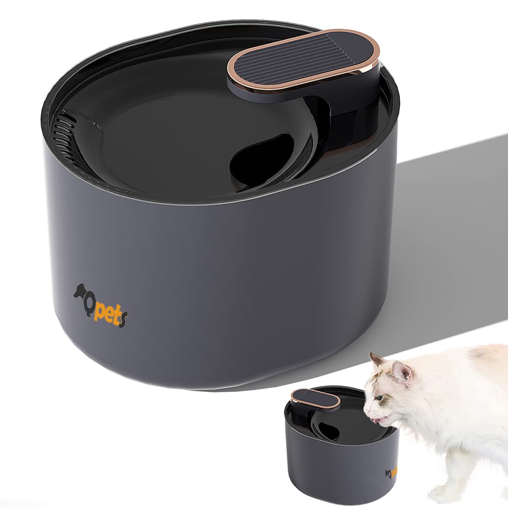 Qpets 3L Cat Water Fountain, Safe Cat Dog Water Dispenser with Auto Circle Filteration Cat Water Fountain Dog Water Fountain for Cats USB Plug and Play Qpets 3L Cat Water Fountain, Safe Cat Dog Water Dispenser with Auto Circle Filteration Cat Water Fountain Dog Water Fountain for Cats USB Plug and Play
